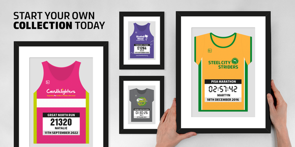 Personalised Art Prints for Runners – Personal Best Vests Ltd
