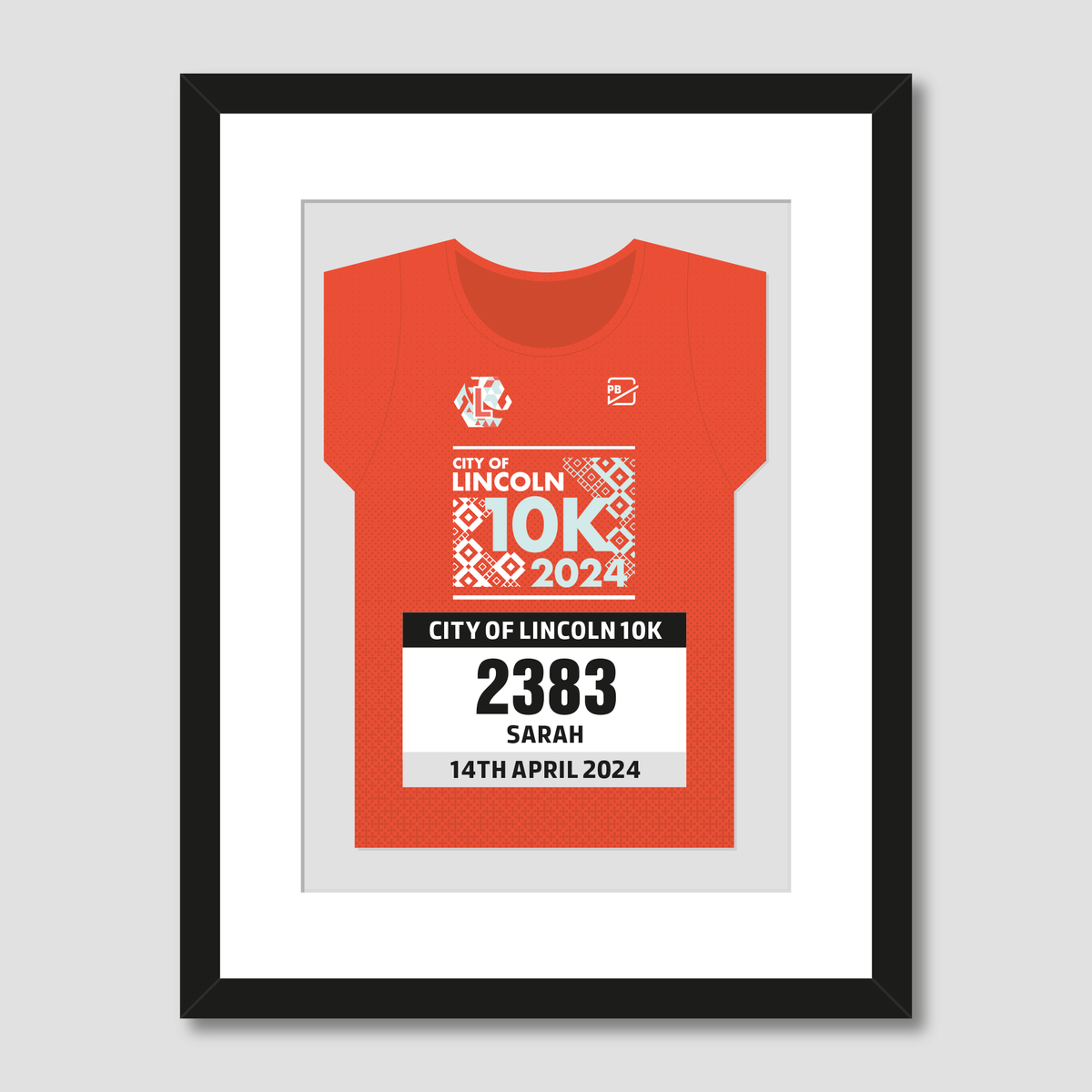 Run For All City of Lincoln 10k 2024 | Personalised Race Memento ...