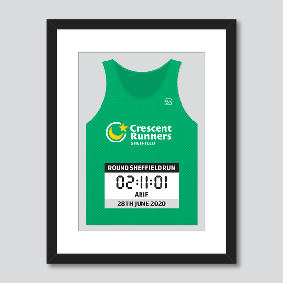 Crescent Runners personal best vest print