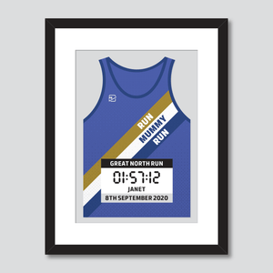 Great North Run inspirational quote personal best vest